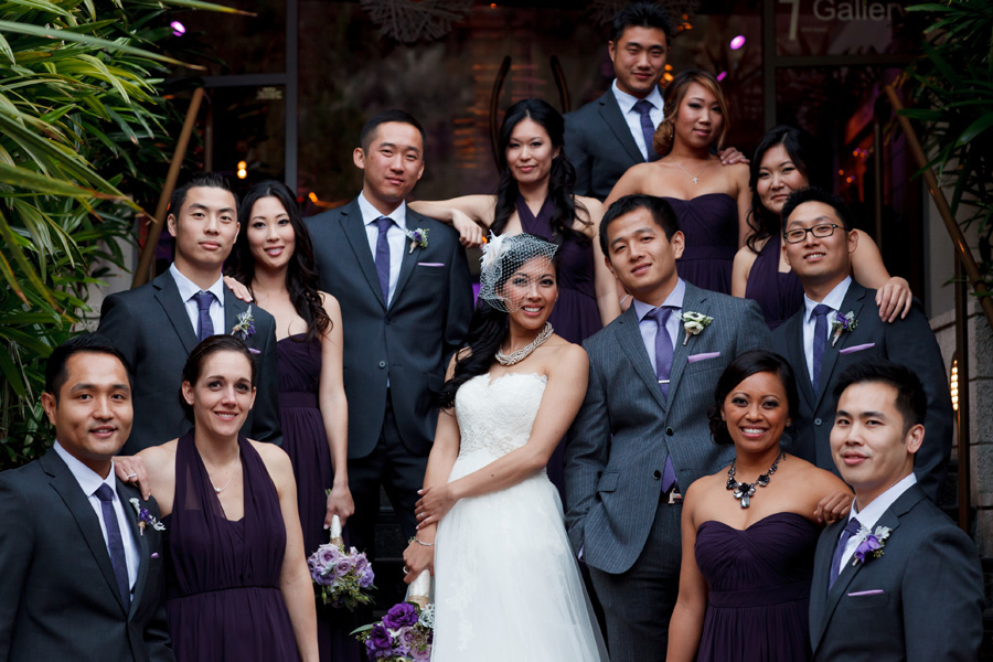 Seven Degrees Laguna Beach Wedding by Apertura Bridal Party