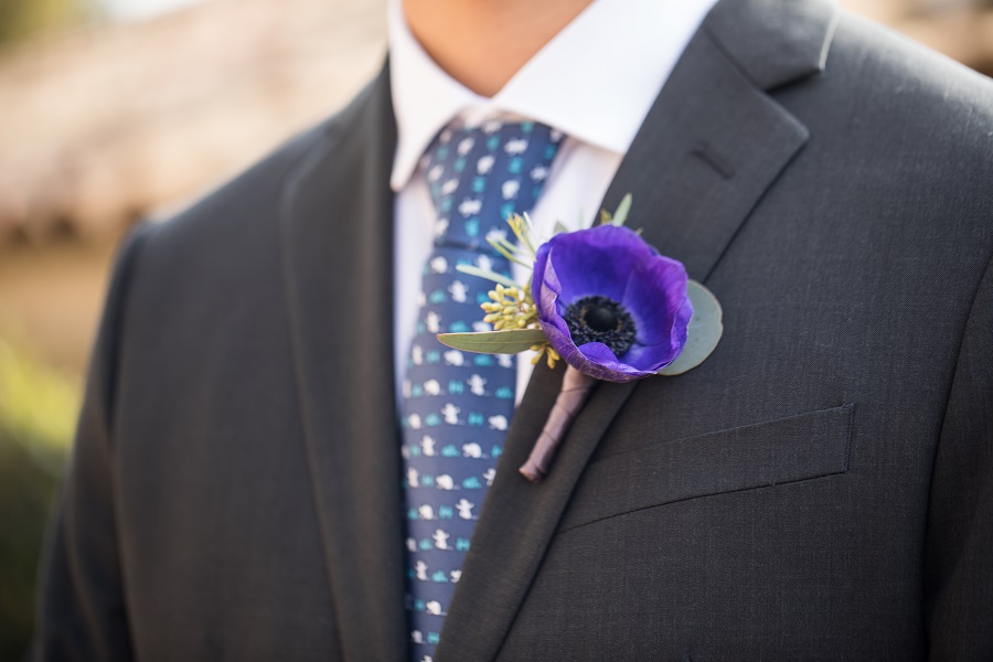 7 Pelican Hill Wedding by D Park Photography Boutonniere