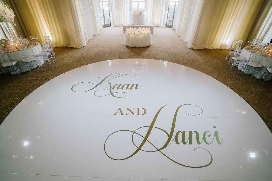21 Pelican Hill Wedding by Steve Steinhardt Dancefloor