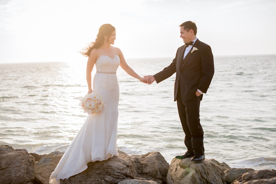 26_Ritz Carlton Laguna Niguel Wedding by KLK Photography_Sunset Portraits 4
