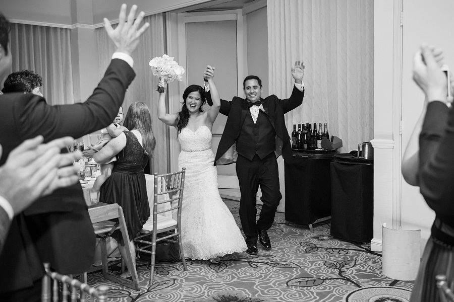 36_Ritz Carlton Laguna Niguel Wedding by KLK Photography_Reception Grand Entrance