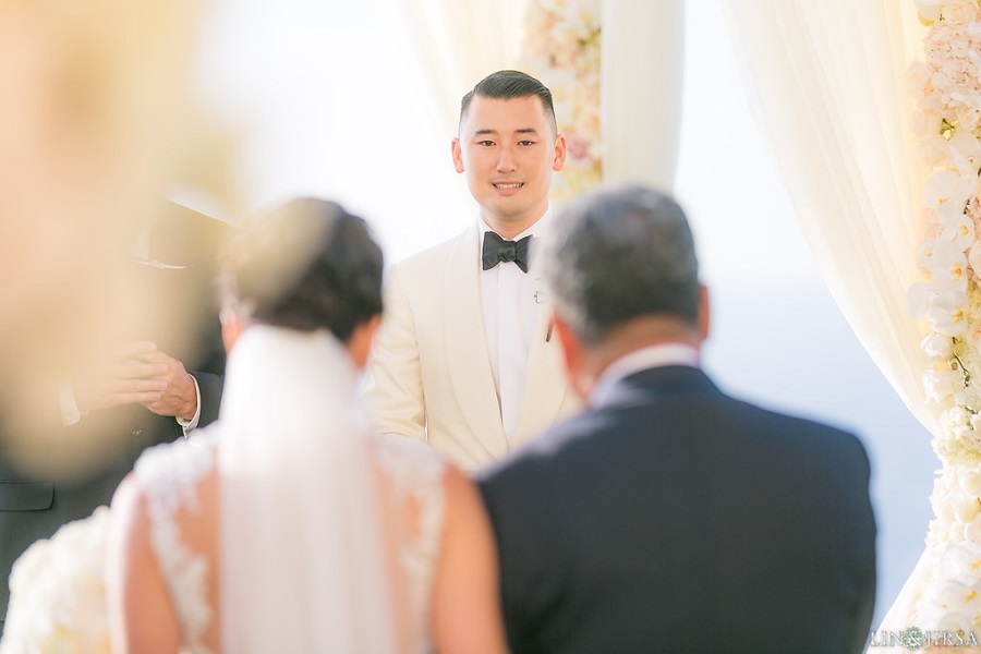 16 Ritz Carlton Laguna Niguel Wedding by Lin and Jirsa Ceremony