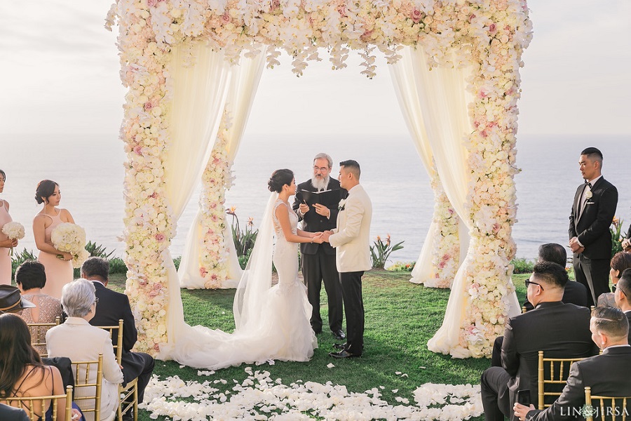 17 Ritz Carlton Laguna Niguel Wedding by Lin and Jirsa Ceremony