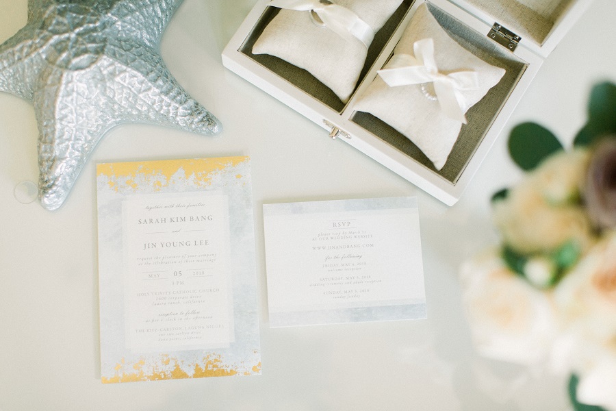 1 Ritz Carlton Laguna Niguel Wedding by Perpixel Photography Invitations
