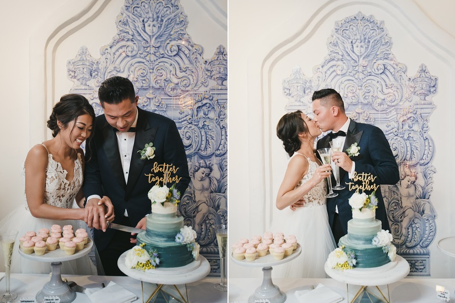30a Rancho Las Lomas Wedding by One Love Photography Cake cutting