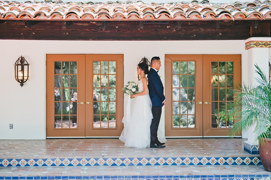 7 Rancho Las Lomas Wedding by One Love Photography First Look