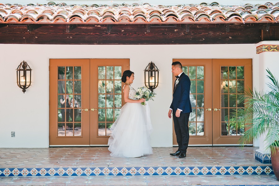 8 Rancho Las Lomas Wedding by One Love Photography First Look