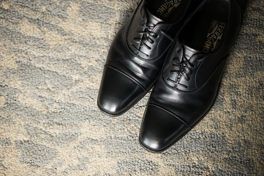 10 Ritz Carlton Laguna Niguel Wedding by DPark Photography Getting Ready Grooms Ferragamo Shoes