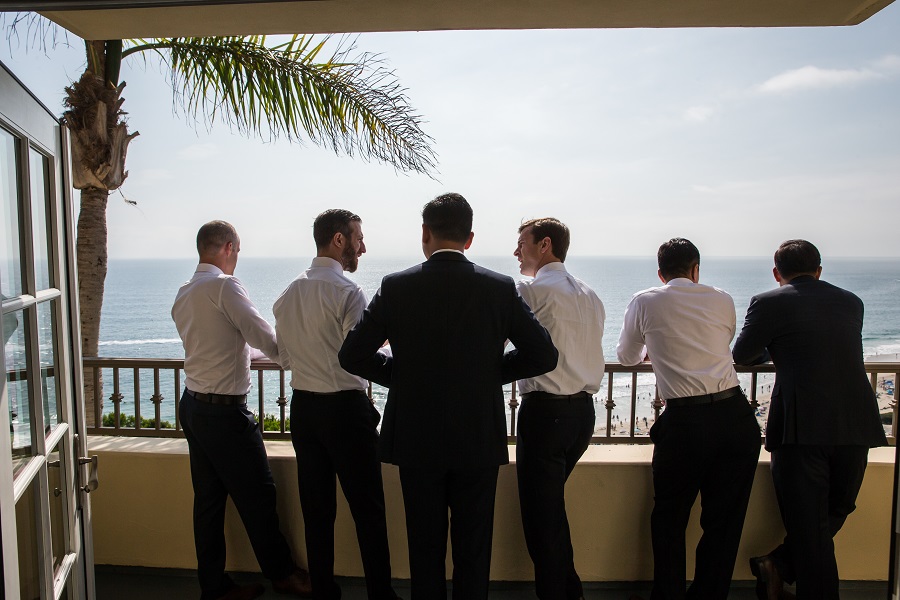14 Ritz Carlton Laguna Niguel Wedding by DPark Photography Getting Ready Groomsmen Portraits