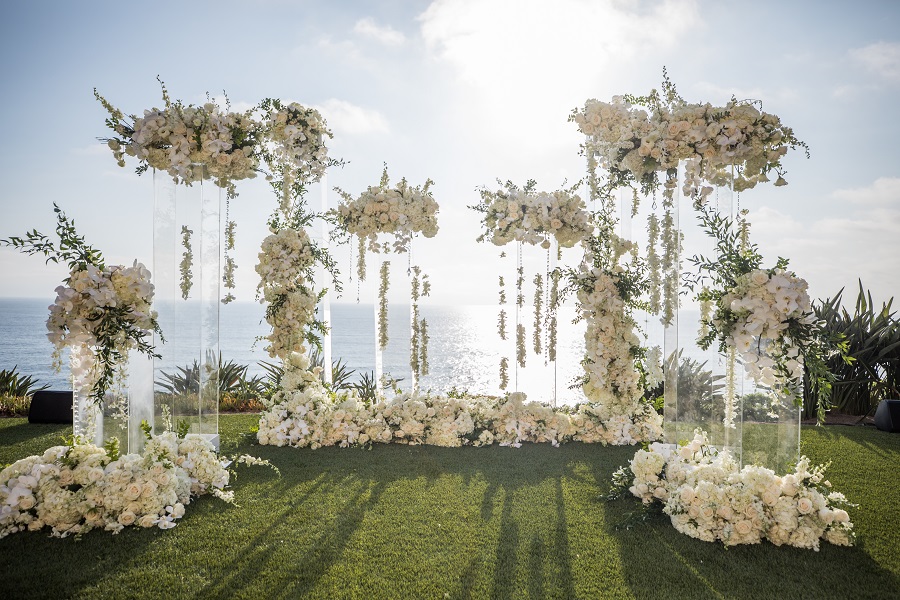19 Ritz Carlton Laguna Niguel Wedding by DPark Photography Ceremony Altar