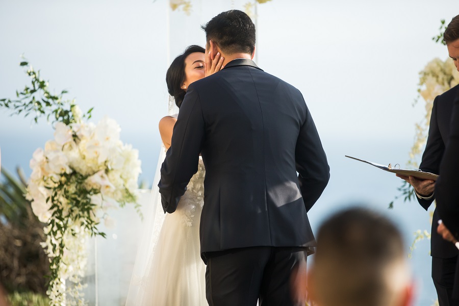 27 Ritz Carlton Laguna Niguel Wedding by DPark Photography Kiss