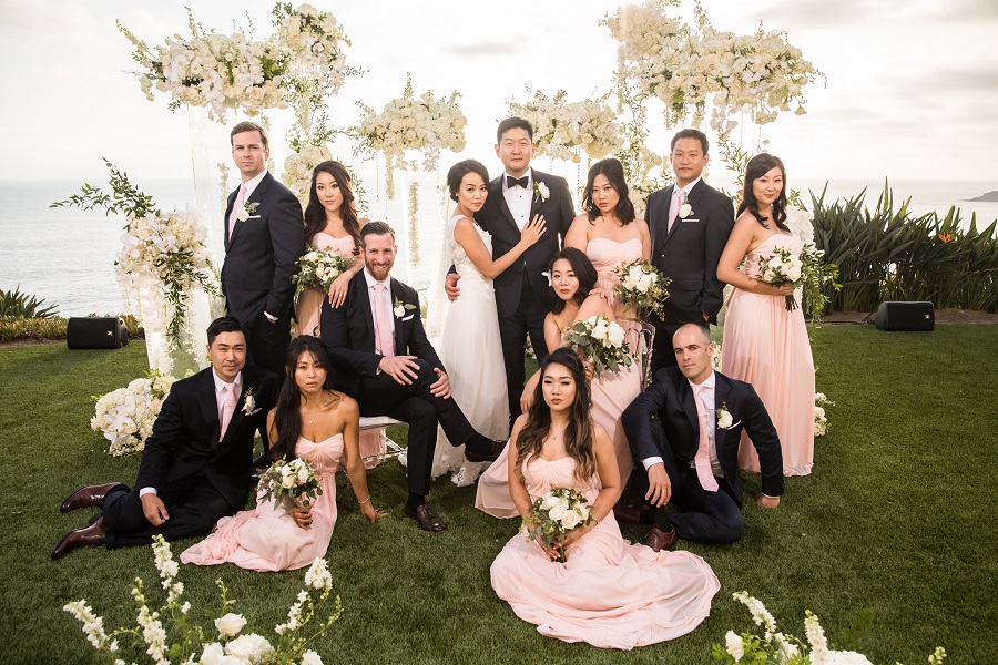 28 Ritz Carlton Laguna Niguel Wedding by DPark Photography Portraits Wedding Party