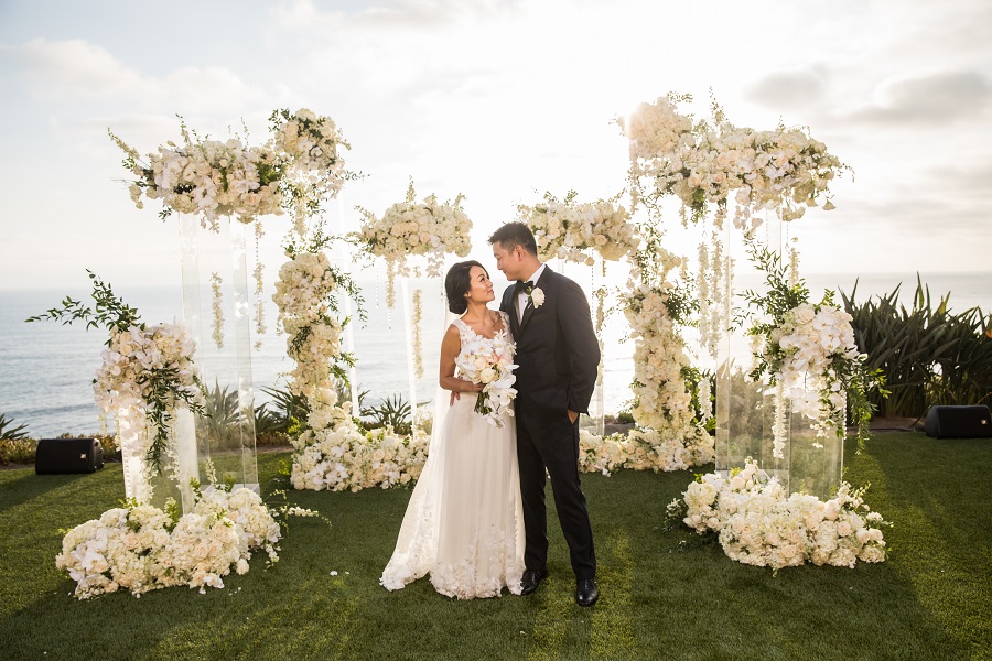29 Ritz Carlton Laguna Niguel Wedding by DPark Photography Sunset Portraits