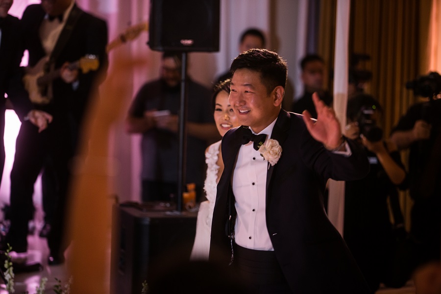 39 Ritz Carlton Laguna Niguel Wedding by DPark Photography Reception Grand Entrance