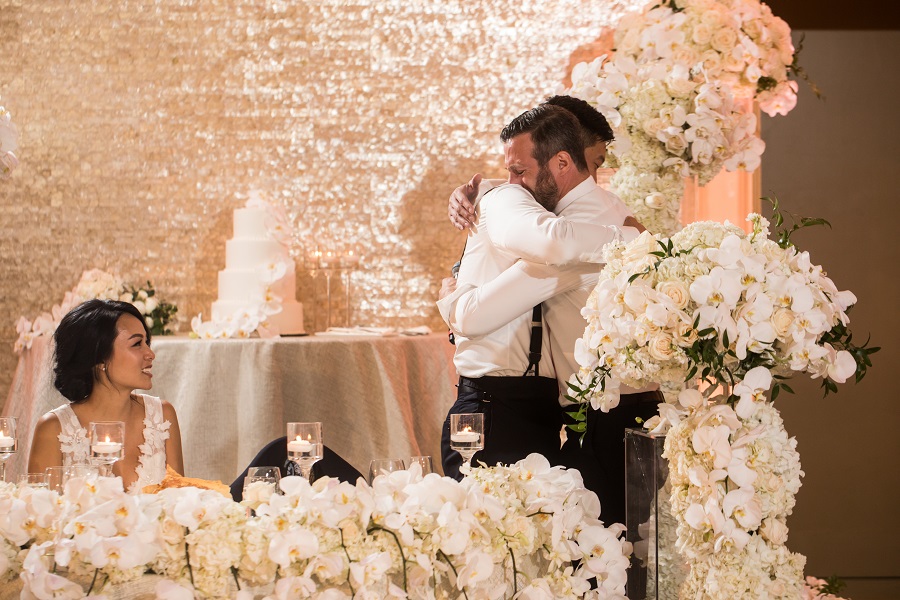 43 Ritz Carlton Laguna Niguel Wedding by DPark Photography Reception Best Man Toast