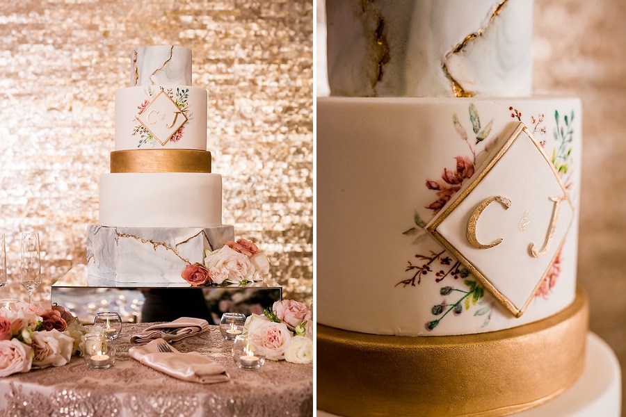 49a Ritz Carlton Laguna Niguel Wedding by Sarah Mack Photograpy Cake