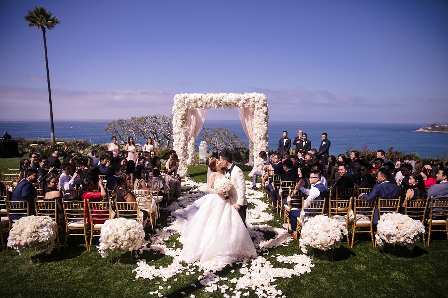36 Ritz Carlton Laguna Niguel Wedding by Lin and Jirsa Ceremony