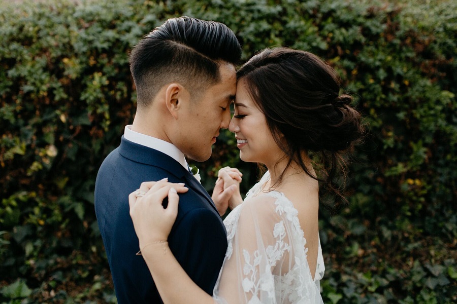 20 Franciscan Gardens Wedding by Michael Ryu Photography Sunset portraits