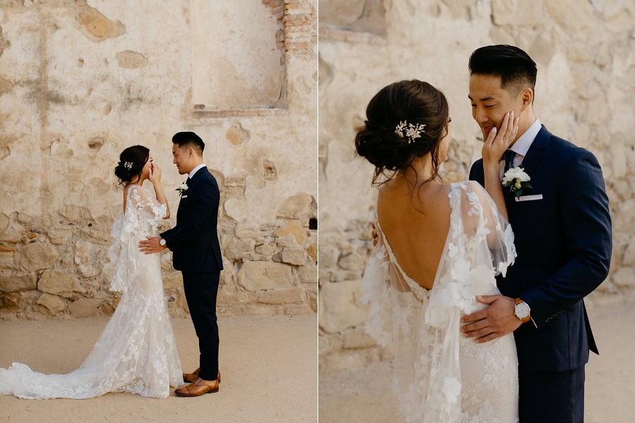 6 Franciscan Gardens Wedding by Michael Ryu Photography First Look