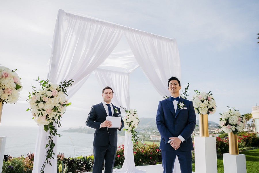 15 Ritz Carlton Laguna Niguel Wedding by Sarah Mack Ceremony