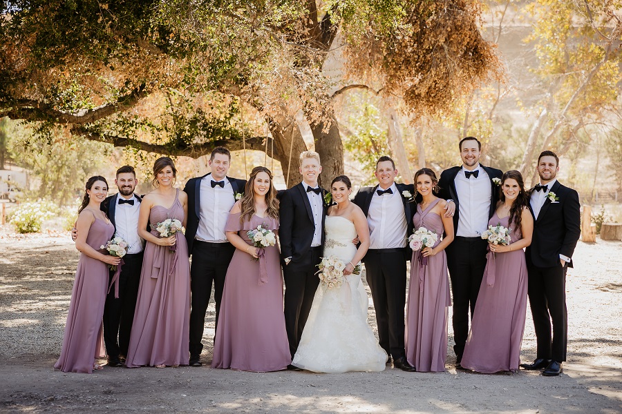 14 Triunfo Creek Vineyard Wedding by Sarah Mack Photography Wedding Party