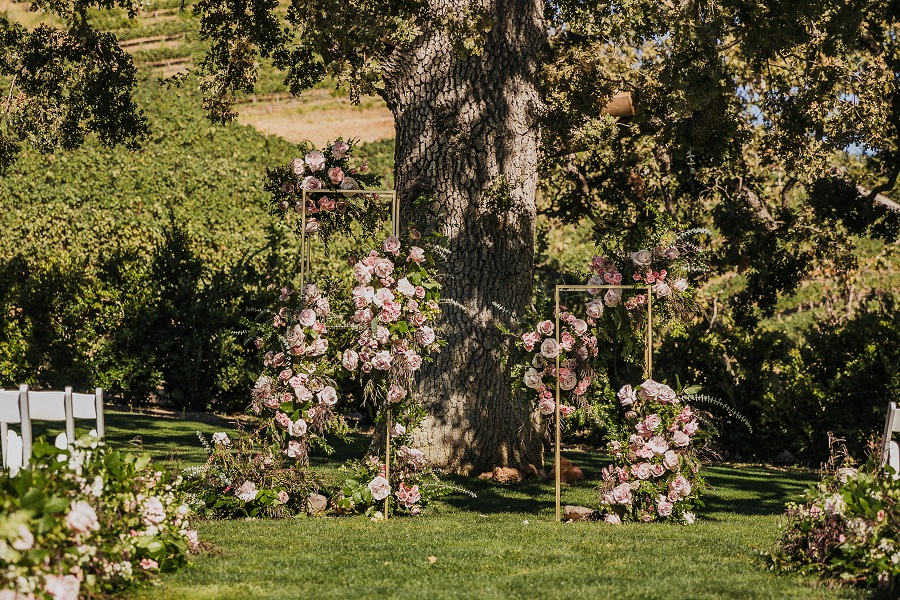 18 Triunfo Creek Vineyard Wedding by Sarah Mack Photography Ceremony Details