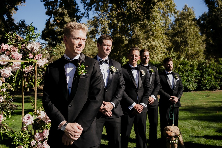 22 Triunfo Creek Vineyard Wedding by Sarah Mack Photography Ceremony