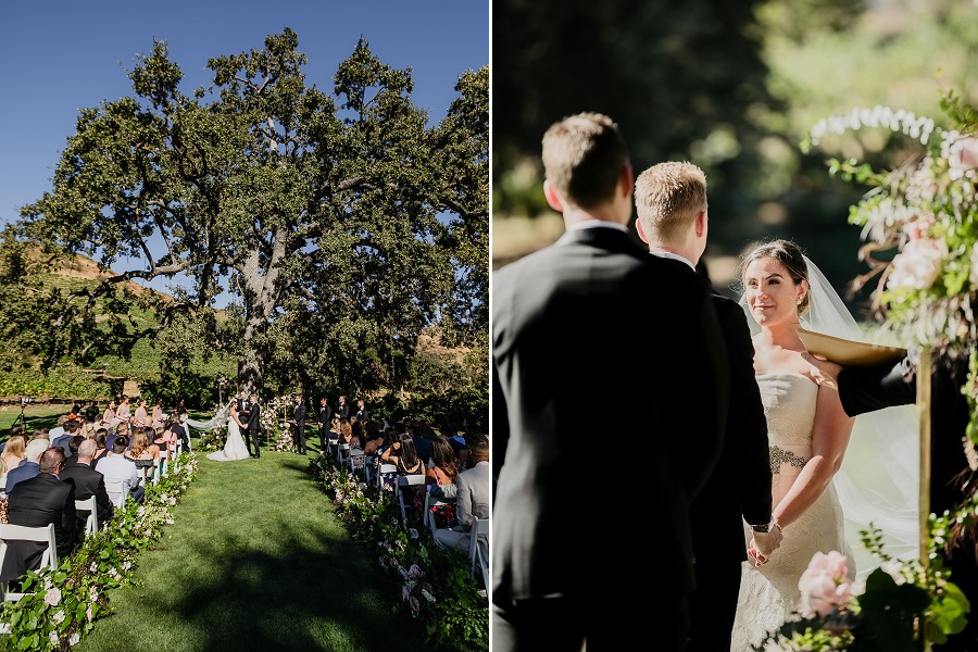 25 Triunfo Creek Vineyard Wedding by Sarah Mack Photography Ceremony
