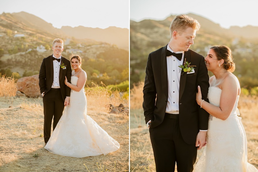 33 Triunfo Creek Vineyard Wedding by Sarah Mack Photography Sunset Portrait