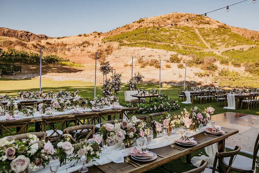 39 Triunfo Creek Vineyard Wedding by Sarah Mack Photography Reception Details