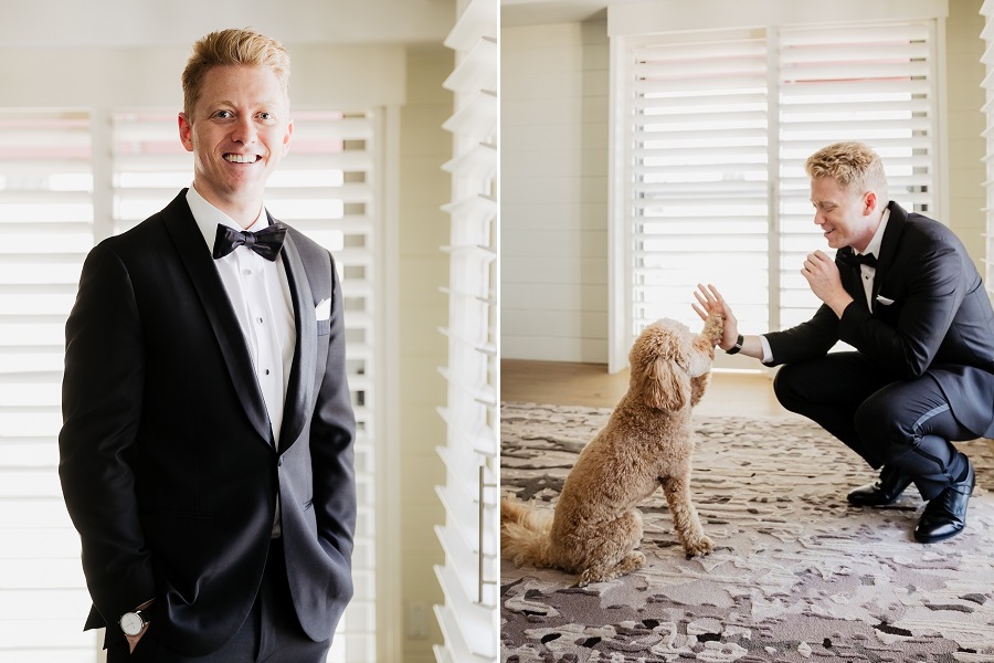 4 Triunfo Creek Vineyard Wedding by Sarah Mack Photography Groom