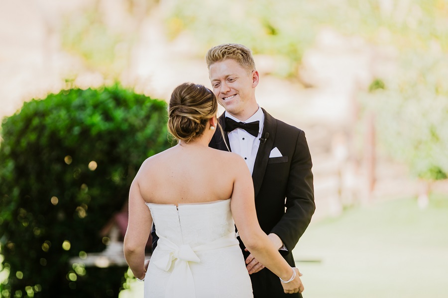 6 Triunfo Creek Vineyard Wedding by Sarah Mack Photography First Look
