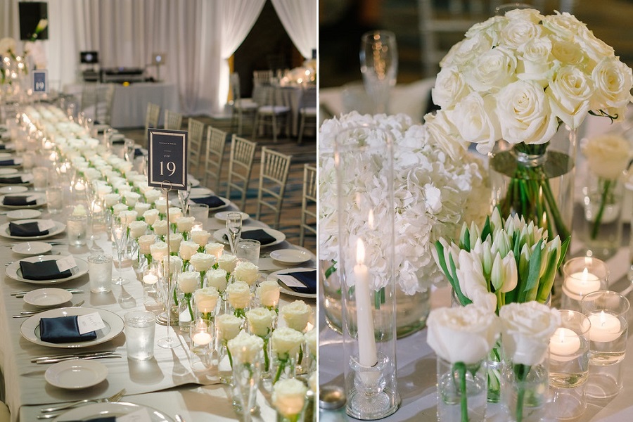 28 Pasea Huntington Beach Wedding by Cotton Love Studios Centerpiece