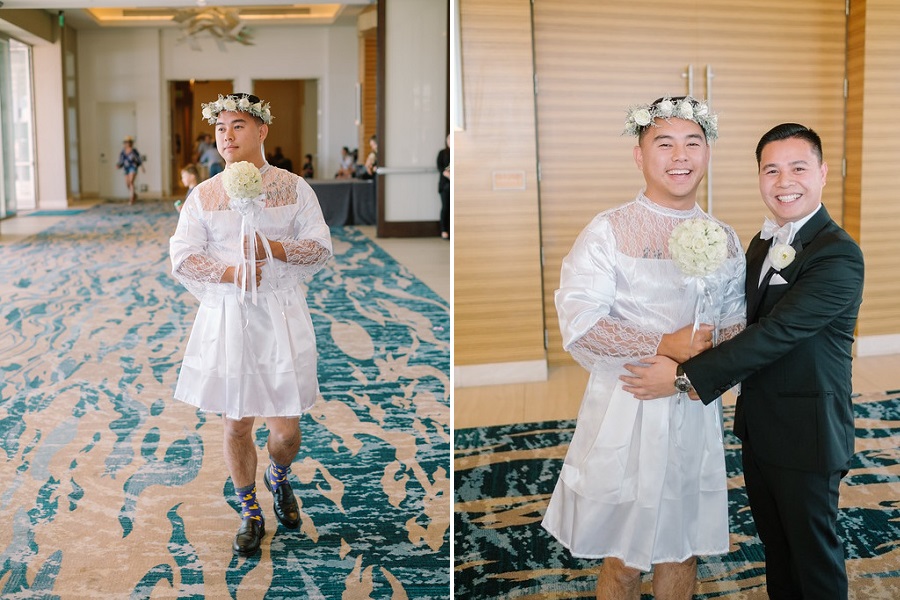 4 Pasea Huntington Beach Wedding by Cotton Love Studios First Look