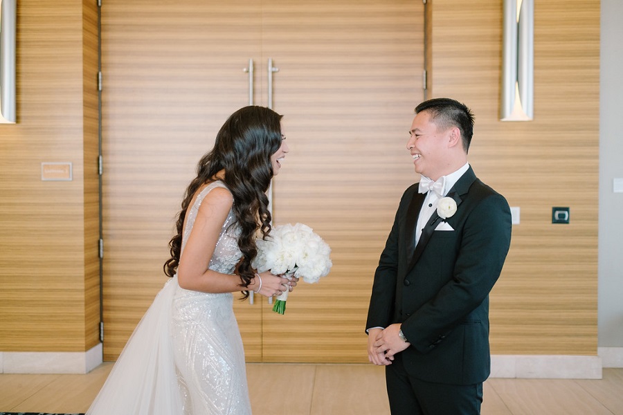 9 Pasea Huntington Beach Wedding by Cotton Love Studios First Look
